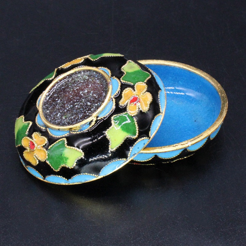Imperial Peking Cloisonné Jewelry Box – Handcrafted Silver Filigree & Enamel Treasure Case