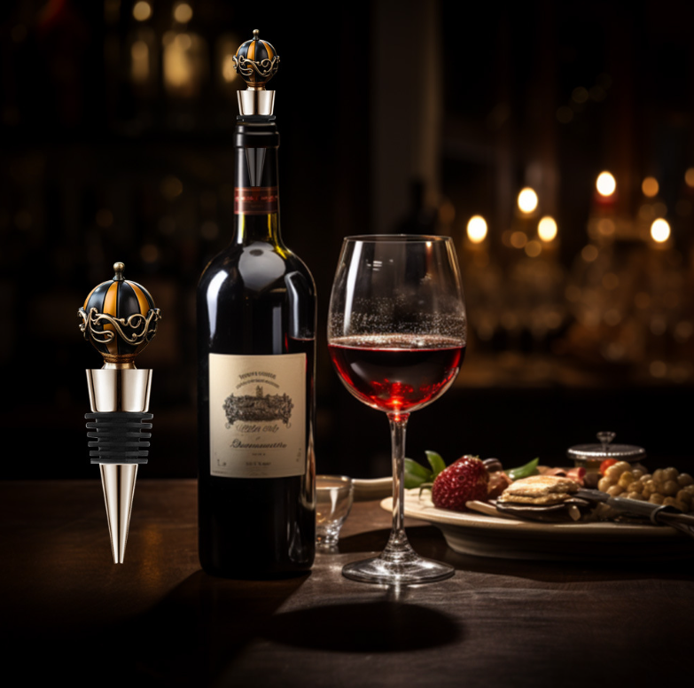 Halloween Wine Stoppers Set - Pumpkin Head, Ghost & Hellhound Designs