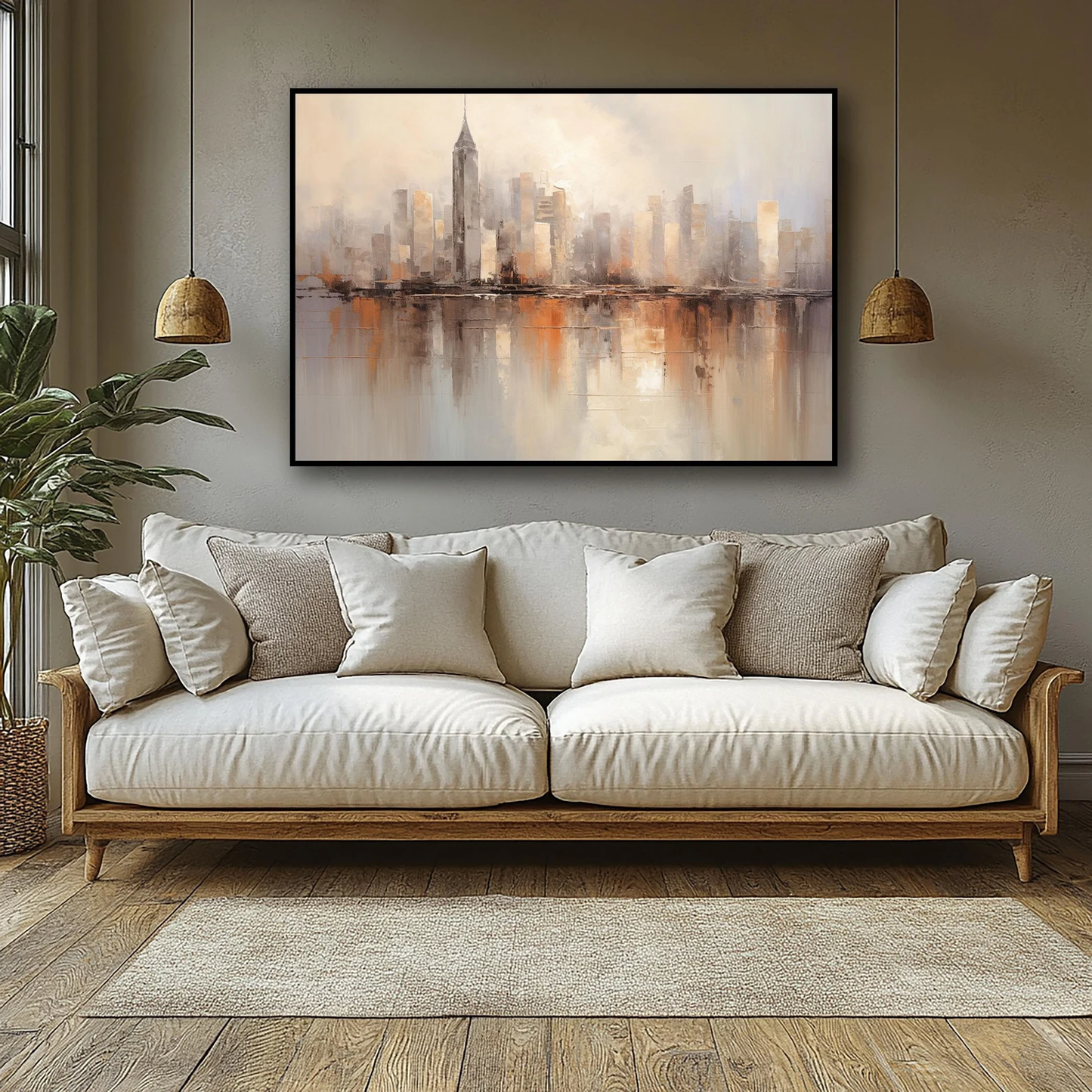 Custom ORIGINAL Abstract Oil Painting from Photo, Personalized Expressionist Art Commission, Unique Home Decor & Gift Idea