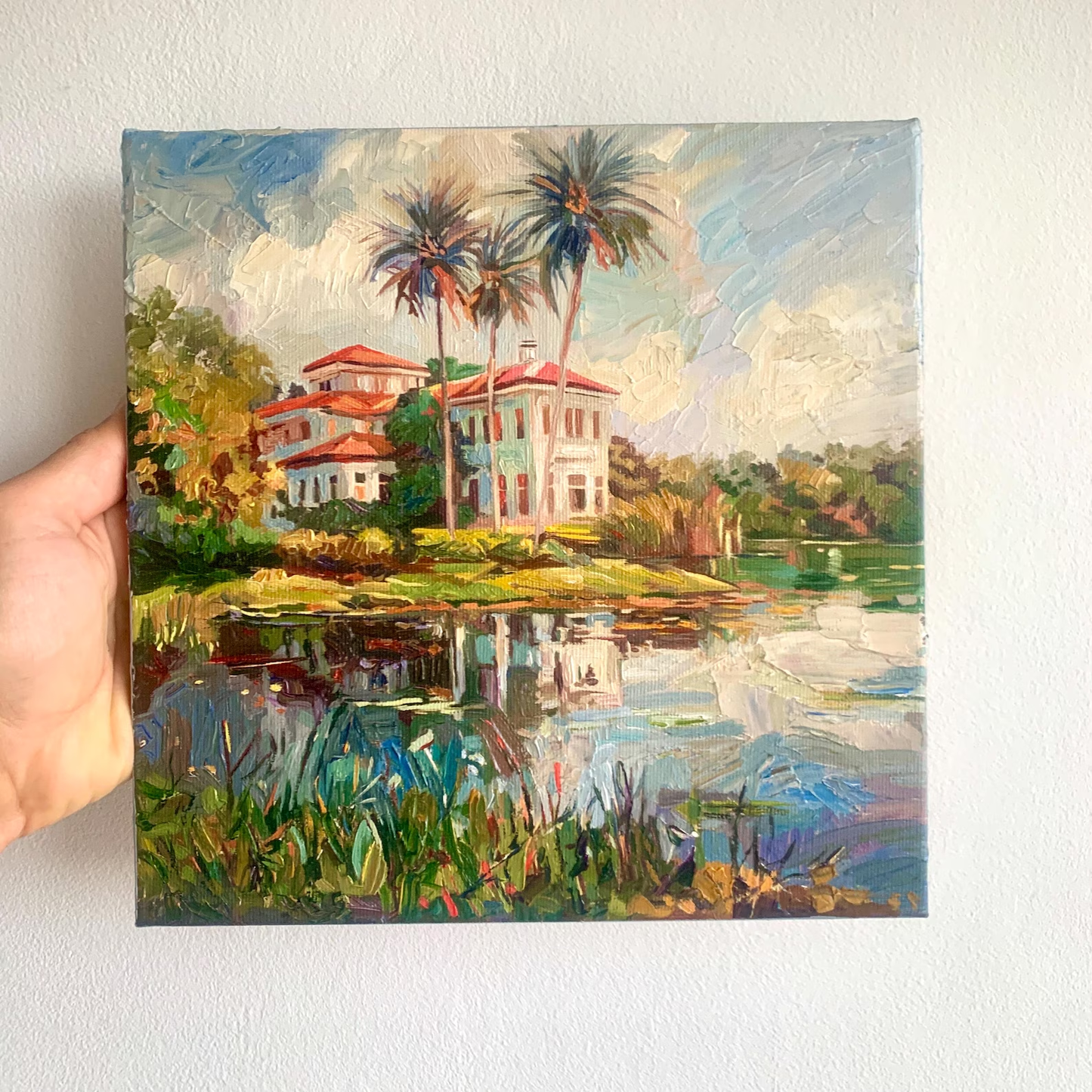 Personalized Oil House Portrait, Custom House Painting, First Home Gift, Realtor Closing Gift, Housewarming Gift, Secret Santa Gifts