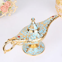 Enchanted Aladdin's Lamp – Handcrafted Genie Bottle with Cloisonné Detailing