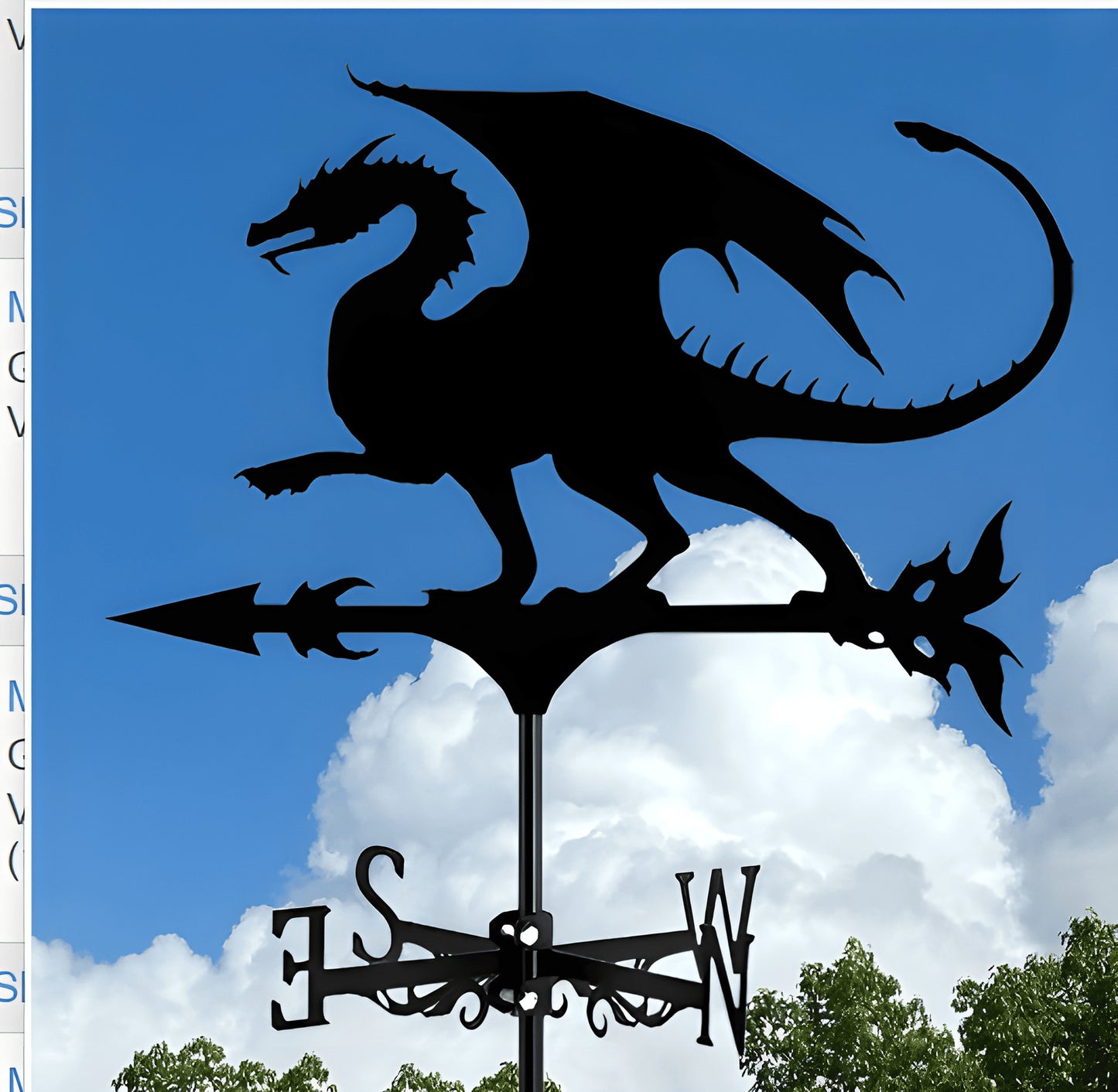 Iron Wind Vane Decorative Art – Owl & Witch Series Weather-Resistant Garden Art