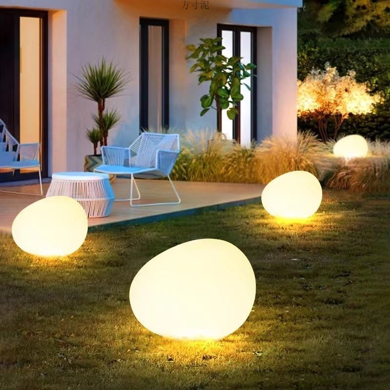 Moonlit Garden Stone Lamps – Versatile Outdoor Glow Lights