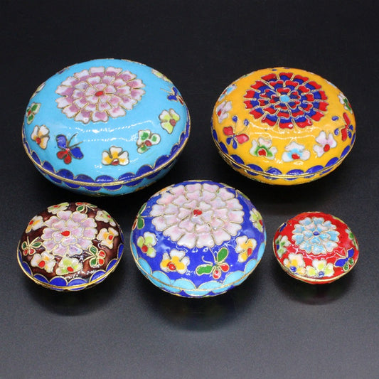 Imperial Peking Cloisonné Jewelry Box – Handcrafted Silver Filigree & Enamel Treasure Case