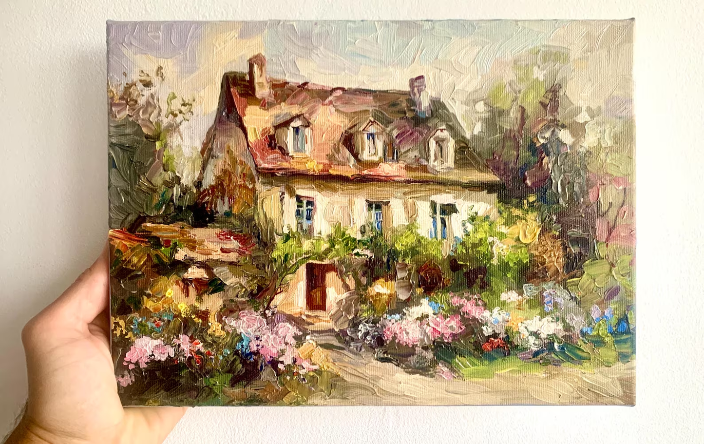 Personalized Oil House Portrait, Custom House Painting, First Home Gift, Realtor Closing Gift, Housewarming Gift, Secret Santa Gifts