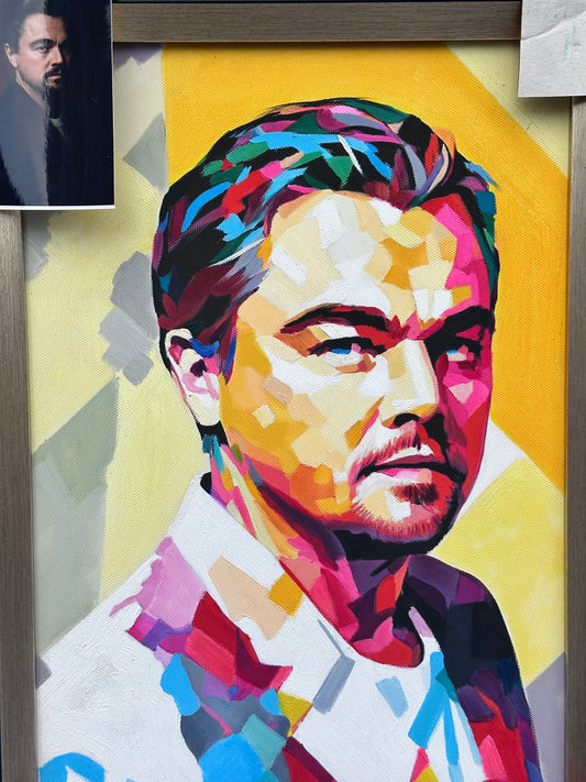 Custom ORIGINAL Pop Art Portrait Painting from Photo, Person Portrait Art Commission on Canvas, Personalized & Birthday Gift Ideas