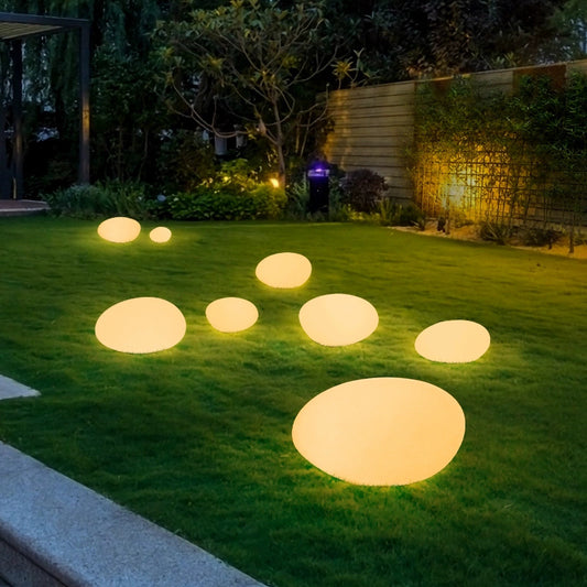 Moonlit Garden Stone Lamps – Versatile Outdoor Glow Lights