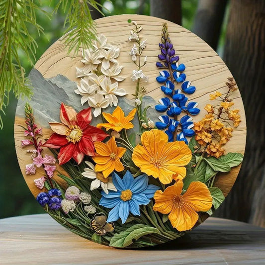 Artisan Round Wall Décor - 6" Multi-Scene Acrylic Plaques Set