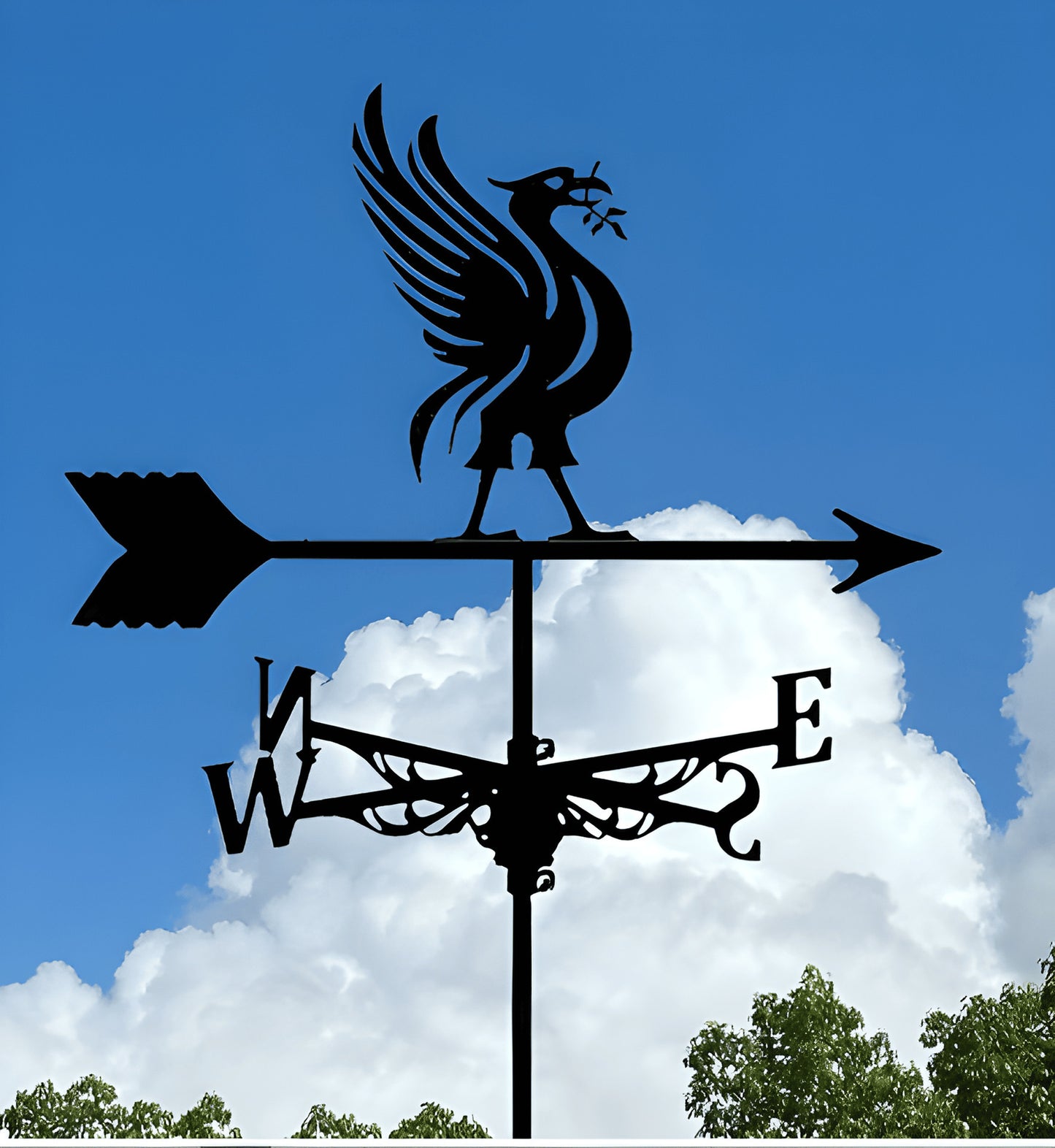 Iron Wind Vane Decorative Art – Owl & Witch Series Weather-Resistant Garden Art