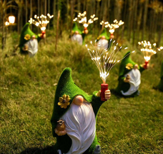Solar-Powered Garden Gnome Light – Weatherproof Outdoor Decor with Auto-Illumination (5.75" Tall)